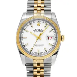 116233 DATEJUST WHITE