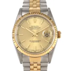 ROLEX  DATEJUST 16233 SSXYG AUTOMATIC WINDING NUMBER R45_0317
