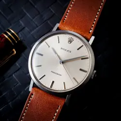 HAND-WOUND SILVER DIAL