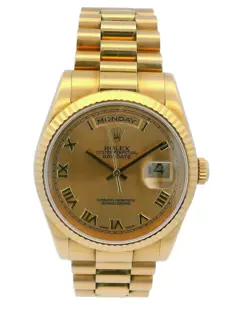 ROLEX DAY-DATE PRESIDENT 118238 CHAMPAGNE DIAL WATCH