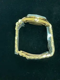 Rolex Day-Date 1803 Red Pearl Diamond Dial and Diamond Bezel 18kt President 36mm