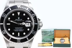 ROLEX SUBMARINER 16610 STAINLESS STEEL 40MM WATCH