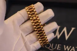 Rolex Day-Date 40 228238 18k Yellow Gold Champagne Roman Dial Complete Set