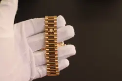 Rolex Day-Date 40 228238 18k Yellow Gold Champagne Roman Dial Complete Set