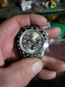 ROLEX COSMOGRAPH DAYTONA 116519 BLACK TWO-PIECE STRAP WITH BLACK BEZEL