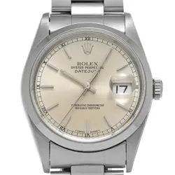 USED ROLEX Datejust 16200 Silver Case Size 36×36mm Men's Watch #315518