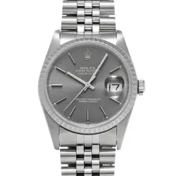 USED ROLEX DATEJUST 16220 GRAY CASE SIZE 36×36MM MEN'S WATCH #311718