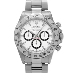 ROLEX 16520 COSMOGRAPH DAYTONA WHITE MENS WRISTWATCH WITH BOX & PAPER
