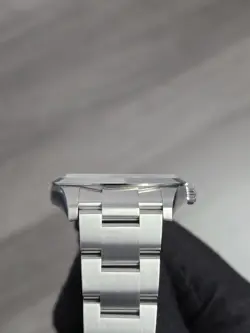 MINT Rolex Explorer I Black 39mm MK2 LUME Stainless Steel Watch 214270 W/ B&P