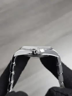 MINT Rolex Explorer I Black 39mm MK2 LUME Stainless Steel Watch 214270 W/ B&P