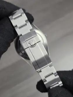 MINT Rolex Explorer I Black 39mm MK2 LUME Stainless Steel Watch 214270 W/ B&P