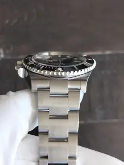 ROLEX SUBMARINER 126610LN SILVER OYSTER BRACELET WITH BLACK BEZEL