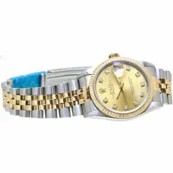 ROLEX Datejust 68273G Diamond Women's Unisex Watch /39785