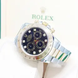 ROLEX 40MM BLACK DIAMONDS 2 TONE DAYTONA REF: 116523 (F SERIES)