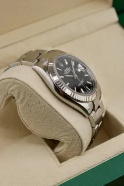 ROLEX DATEJUST 126334 SILVER OYSTER BRACELET WITH SILVER BEZEL