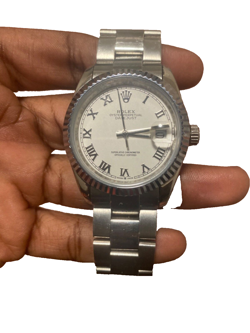 SILVER DATEJUST 36M