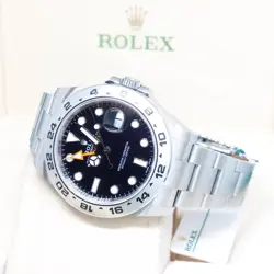 ROLEX 42MM 216570 BLACK DIAL EXPLORER 2 (BOX & CARD & TAG-2019)