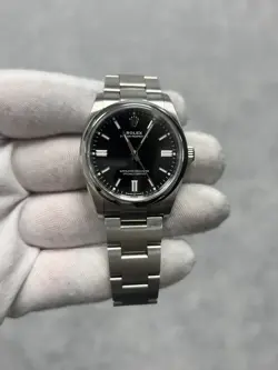 ROLEX OYSTER PERPETUAL 36 126000 36MM STAINLESS STEEL BLACK DIAL