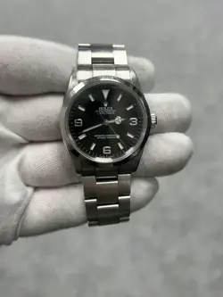 ROLEX EXPLORER 114270 BLACK DIAL OYSTER BRACELET STAINLESS STEEL