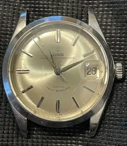 VINTAGE ROLEX TUDOR PRINCE OYSTERDATE AUTOMATIC MEN'S WRISTWATCH REF 7966