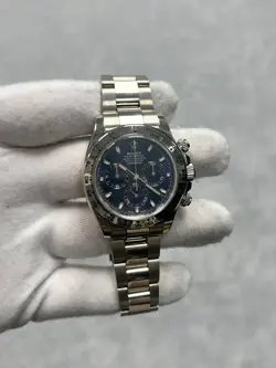 ROLEX DAYTONA 116509 BLUE DIAL OYSTER BRACELET 18K WHITE GOLD