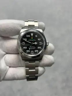 ROLEX AIR-KING 116900 WITH CARD BLACK DIAL STAINLESS STEEL 40MM OYSTER BAND