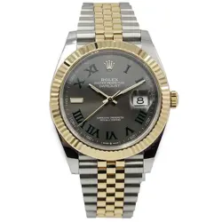 ROLEX DATEJUST 41 WIMBLEDON 126333 TWO-TONE JUBILEE BRACELET B&P 2021