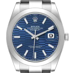41 BLUE FLUTED
