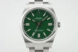 ROLEX OYSTER PERPETUAL 41 124300 GREEN DIAL | 2023 | FULL SET | PERFECT