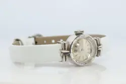 Genuine 18k Rolex Orchid Watch. 18k WG Ladies 2247 Dainty 1960s Ladies Rolex
