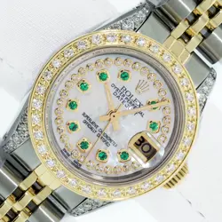 DATEJUST MOP DIAMOND-EMERALD