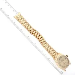 ROLEX PRESIDENT DAY-DATE YELLOW GOLD MYRIAD DIAMOND DIAL MENS WATCH 118238