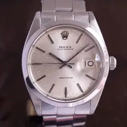 ROLEX 6694 OYSTER PRECISION 1966 RIVET MEN HAND WOUND WATCH ROLEX OH