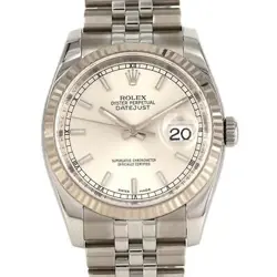 AUTHENTIC ROLEX DATEJUST 116234 SSXWG AUTOMATIC SERIAL INFO:M SERIAL  #260-00...