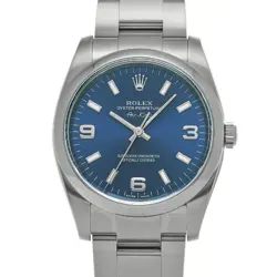 ROLEX OYSTER PERPETUAL AIR-KING 114200 BLUE MEN'S WATCH
