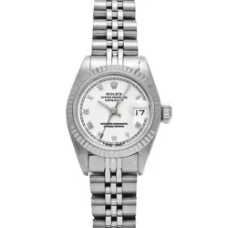 ROLEX ROLEX DATEJUST 69174 WHITE LADIES WATCH