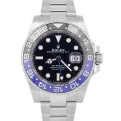 MINT 2021 PAPERS ROLEX GMT-MASTER II BATMAN BLUE OYSTER 40MM 126710 BLNR BOX