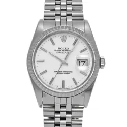 ROLEX ROLEX DATEJUST 16220 WHITE MEN'S WATCH