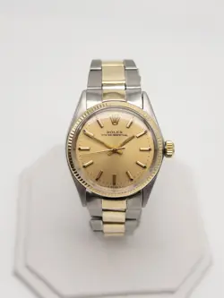 $12,000 ROLEX OYSTER PERPETUAL 31MM MIDSIZE 18K YELLOW GOLD SS LADIES WATCH WTY