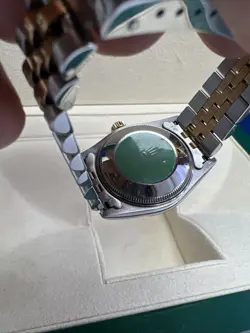 Rolex Datejust 78273 18k Gold Jubilee White Dial 31mm Fluted Bezel Rolex Box
