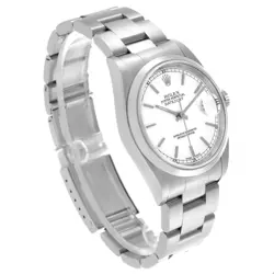 Rolex Datejust 36 White Dial Steel Mens Watch 16200