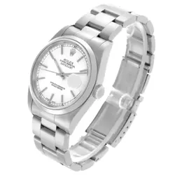 Rolex Datejust 36 White Dial Steel Mens Watch 16200