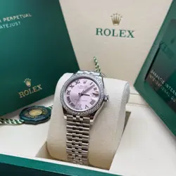 Rolex Datejust 31 NEW 2025 Pink Diamond Roman Diamond Bezel 278384RBR Jubilee