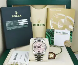 STEEL DATEJUST PINK