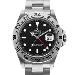ROLEX EXPLORER II 16570 40MM GMT BLACK STAINLESS STEEL OYSTER MENS WATCH 2003