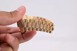 Spectacular Rolex Presidential Day Date Gold 18078 With Box Fully Iced Out