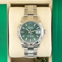 ROLEX DATEJUST 31 278274 MINT GREEN DIAL OYSTER BRACELET 2023