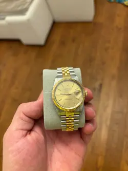ROLEX DATEJUST TWO TONE 36MM JUBILEE BRACELET 16013
