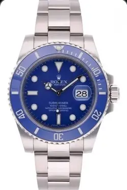 BLUE ROLEX SUBMARINER 