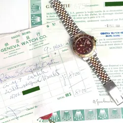 PAPERS RECEIPT ROLEX
